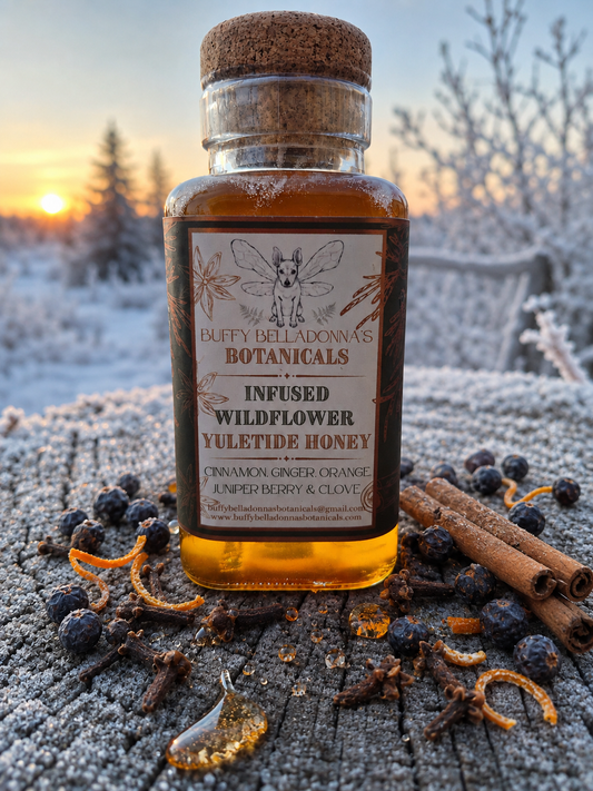 Herbal Infused Yuletide Honey