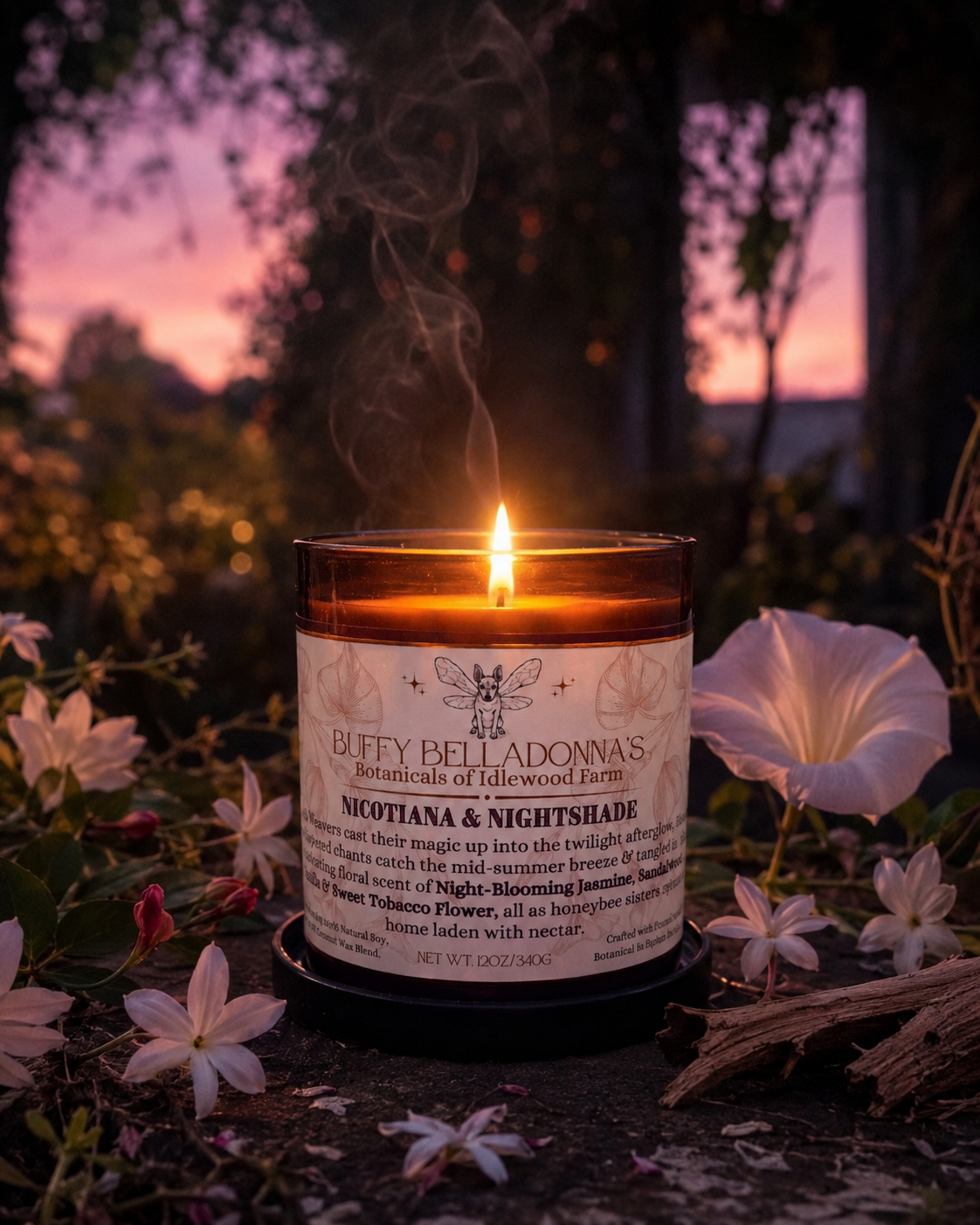 Nicotiana & Nightshade Candle Offerings