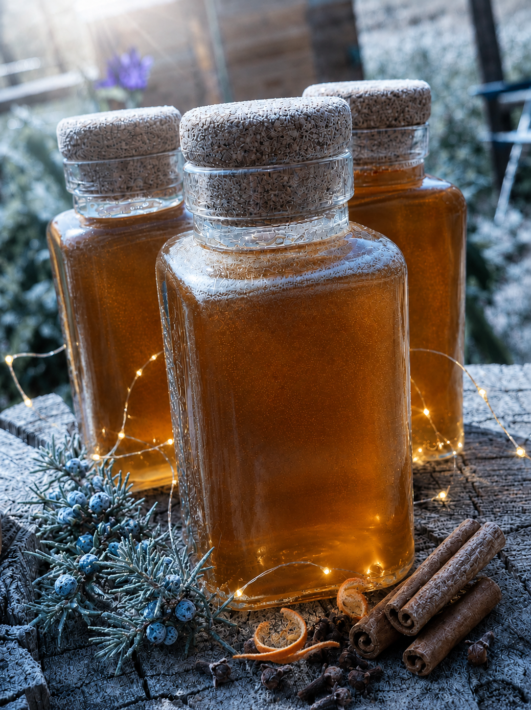 Herbal Infused Yuletide Honey